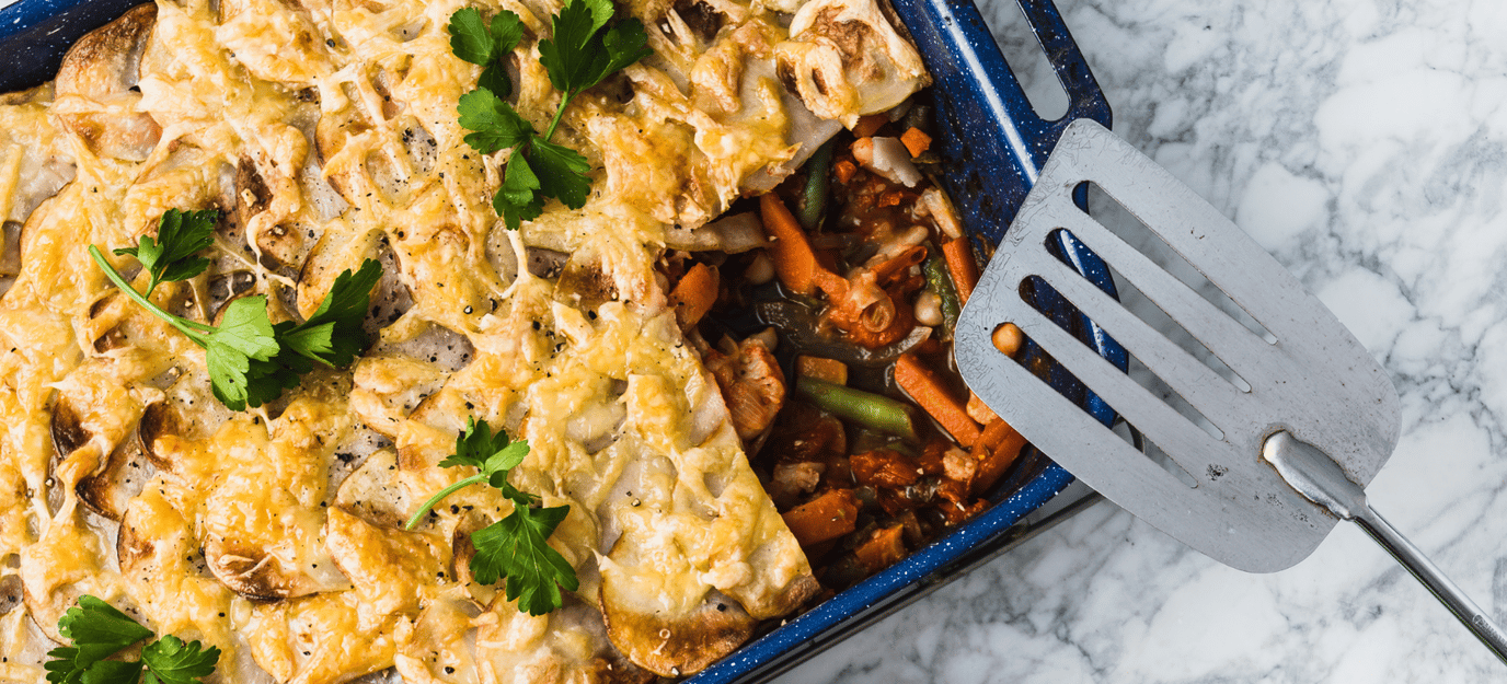 Baked vegetable casserole