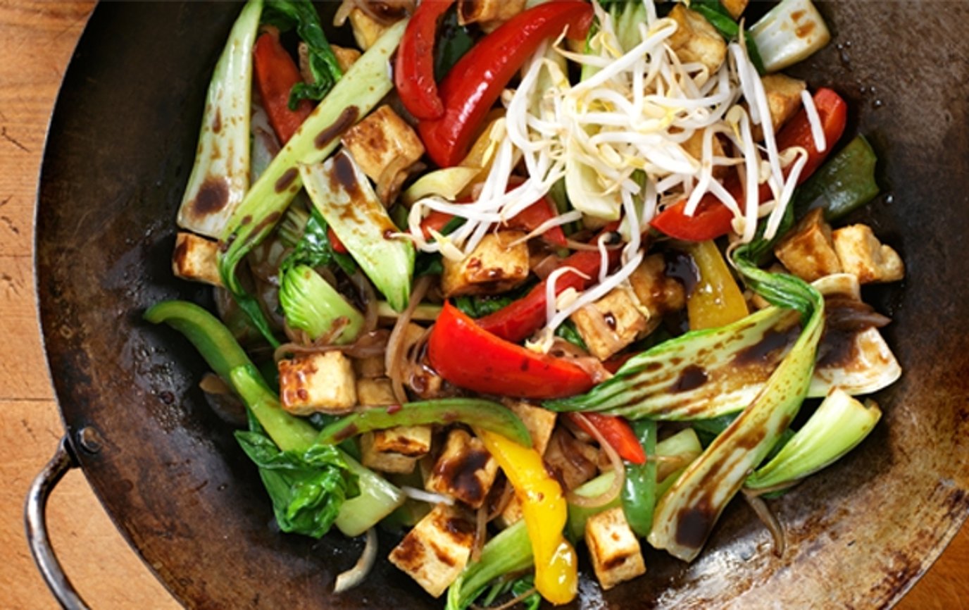 Marmite™ capsicum stir fry