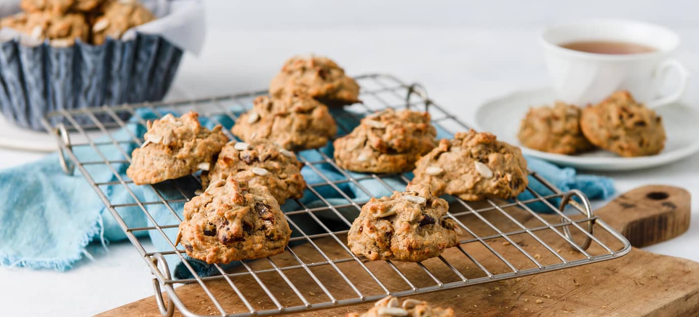 Date & seed breakfast cookies