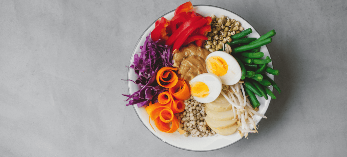 Buckwheat gado-gado bowl