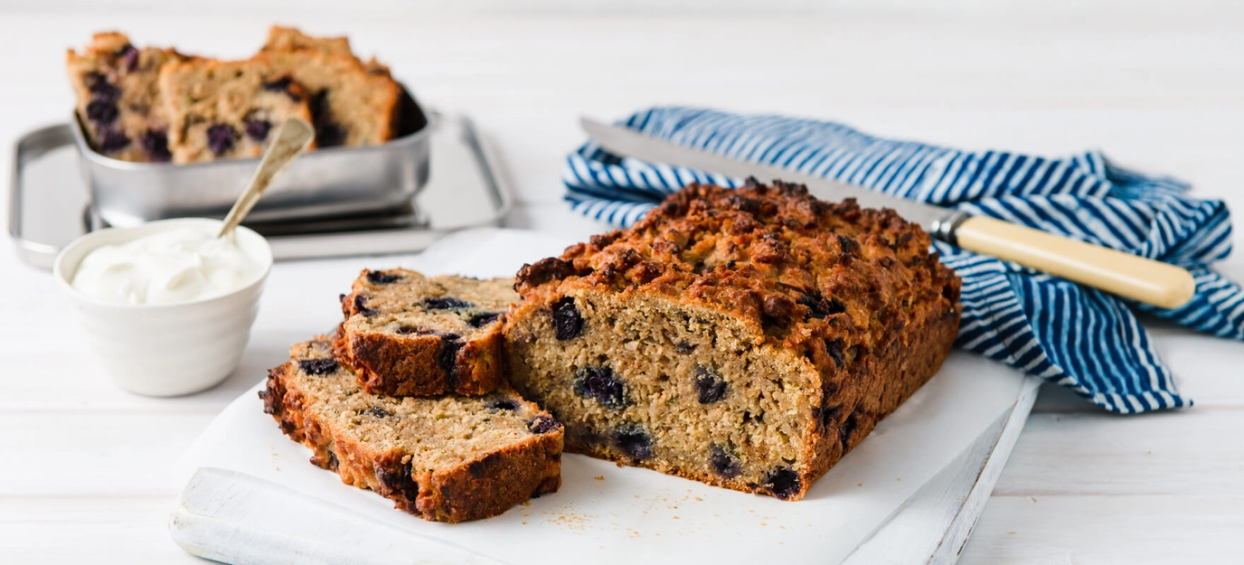 Blueberry & banana bread Blueberry & banana bread