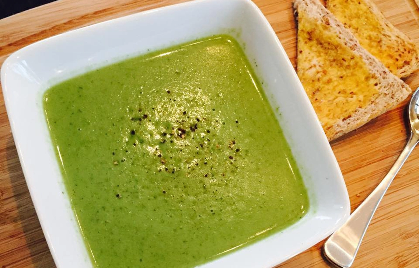 Coconut broccoli soup
