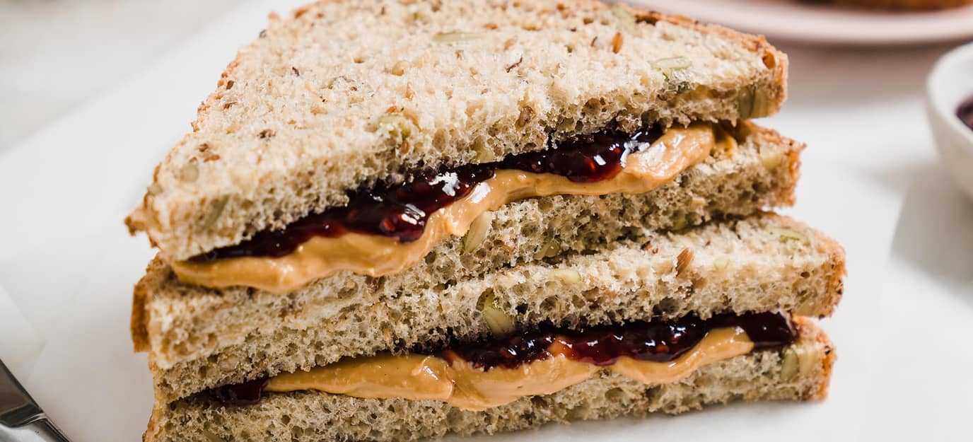 Peanut butter & jam sandwich