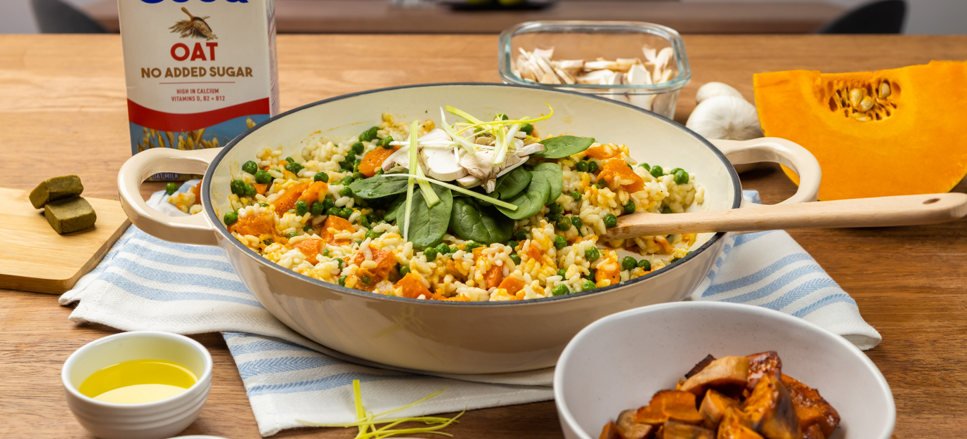Oven baked risotto
