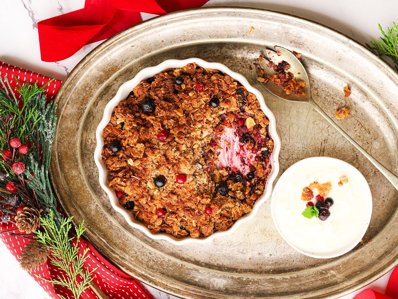 Breakfast Berry Crumble