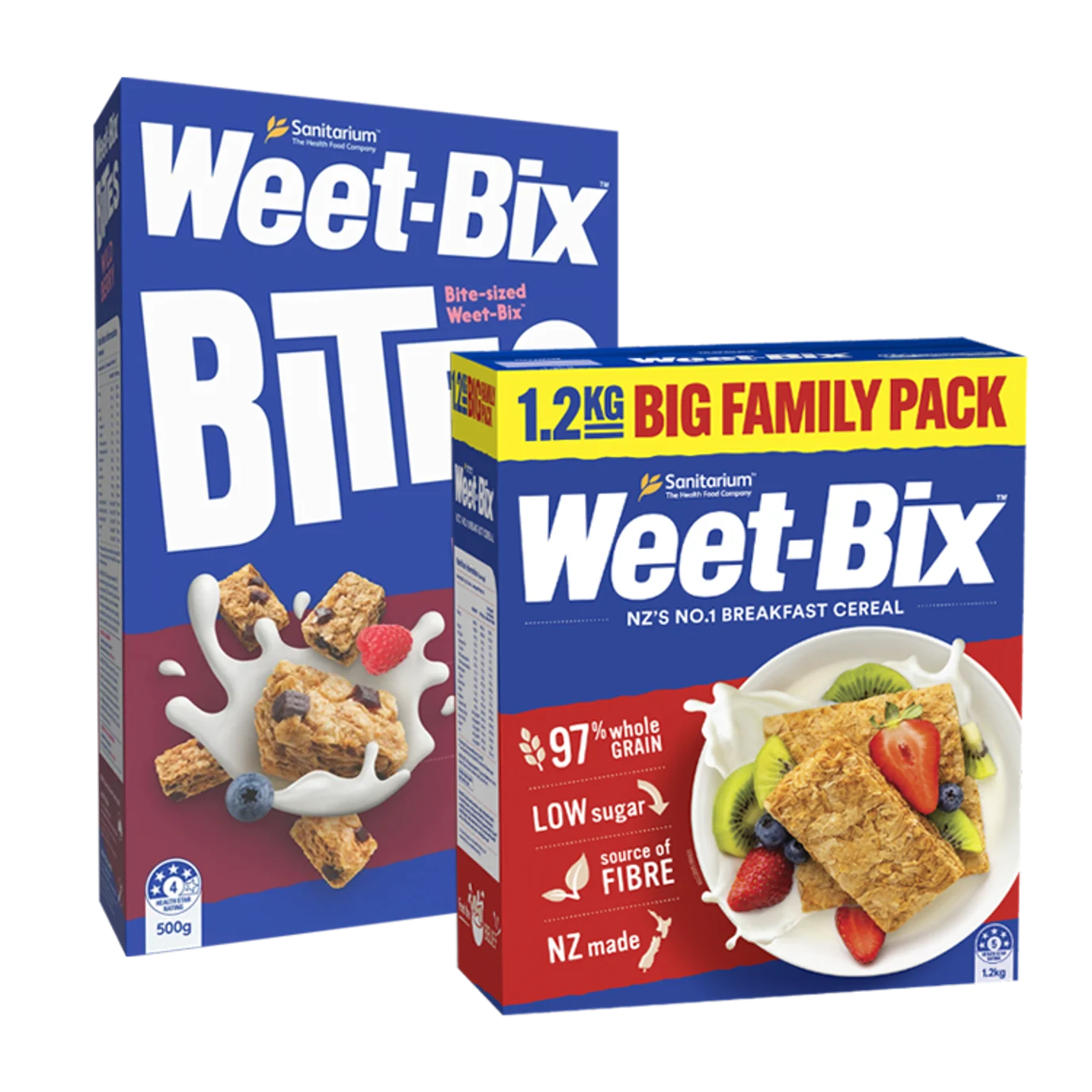 Sanitarium: Products > NZ Weetbix