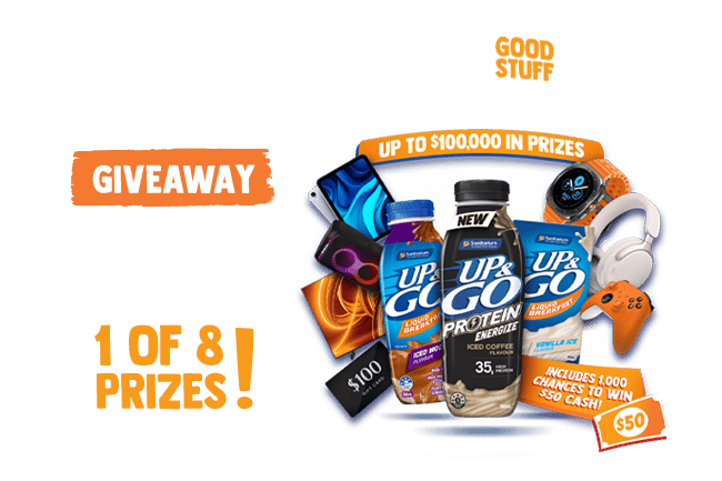 Win Good Stuff with UP&GO