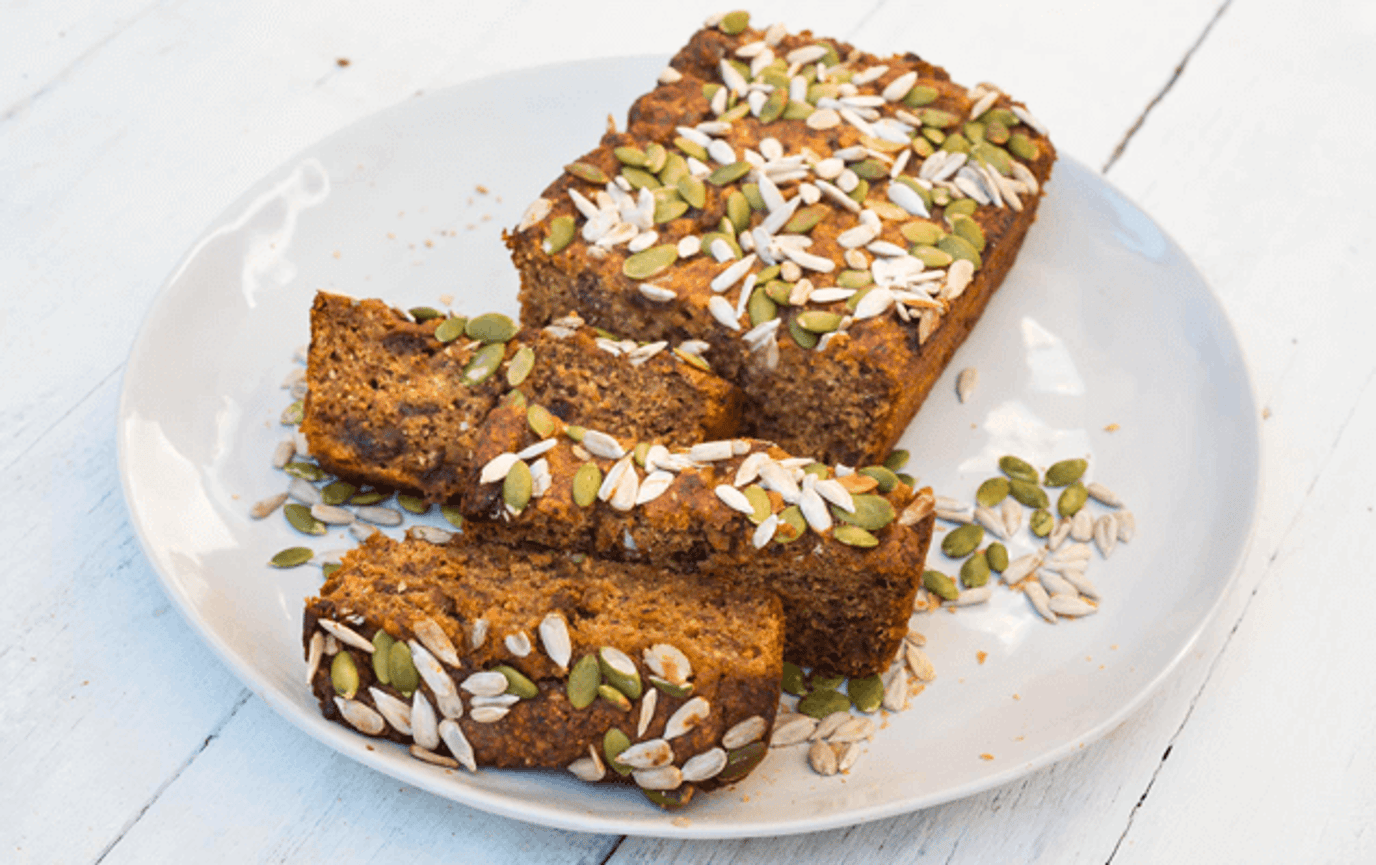 Seeded date loaf