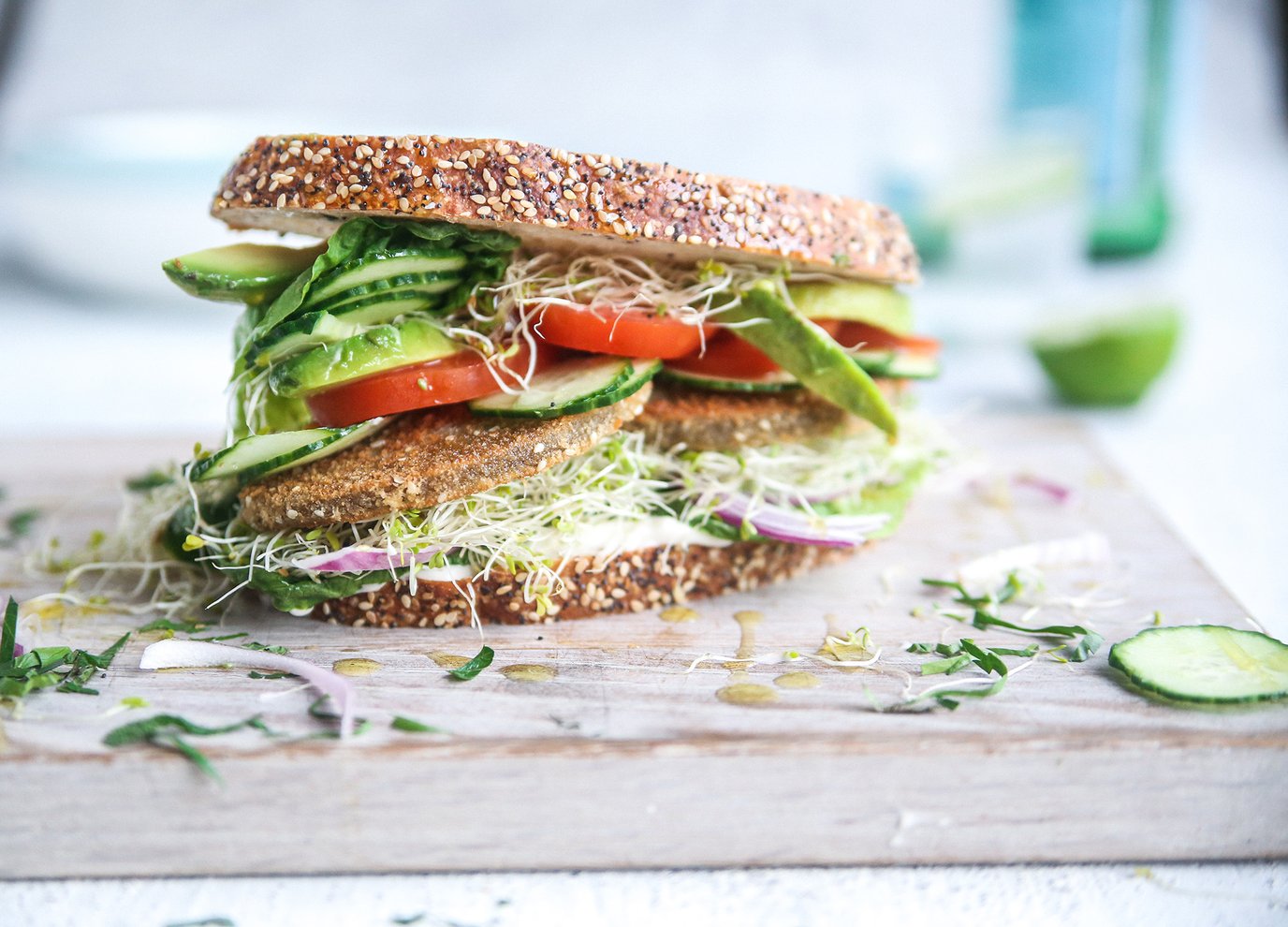 Not Burger Salad Sandwich