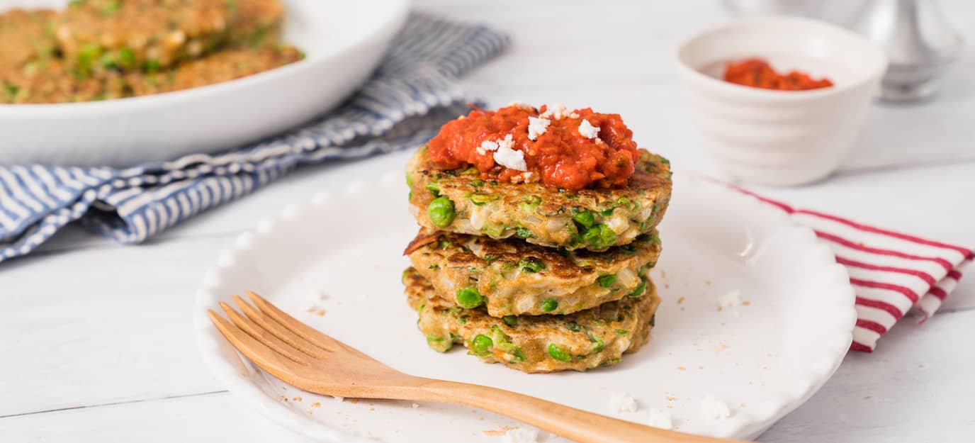 Green pea fritters