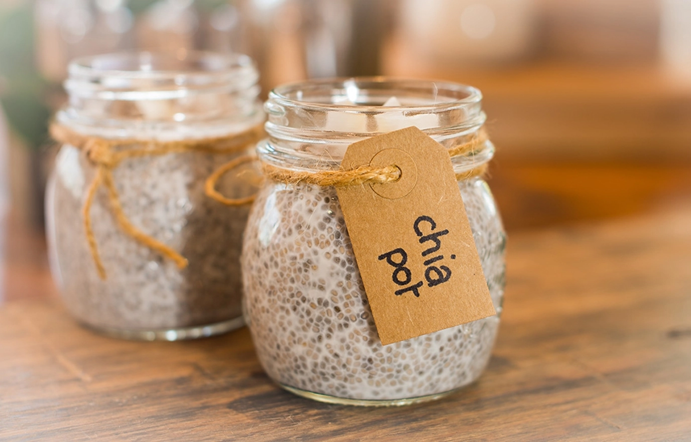 Coconut chia pots
