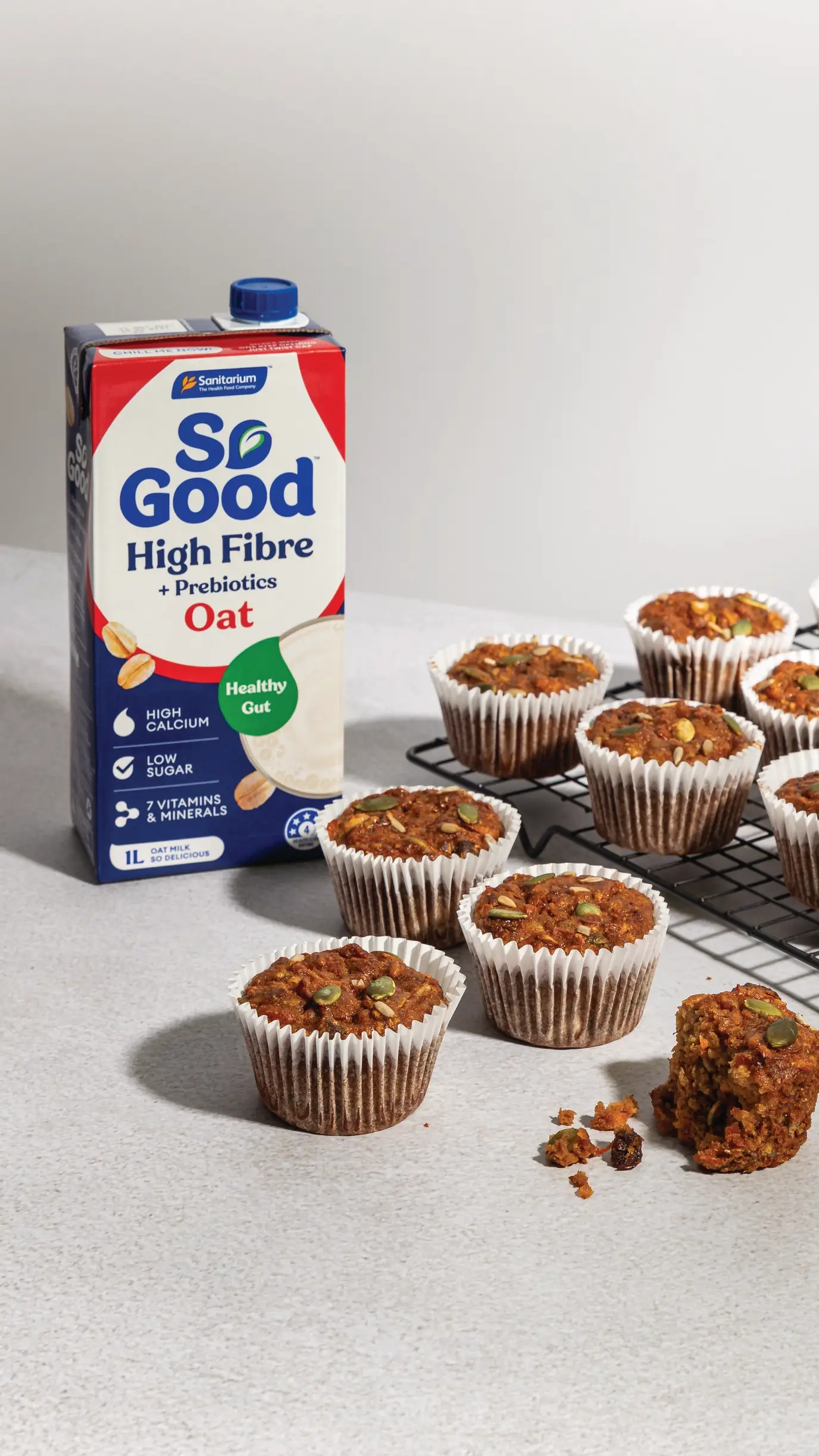Gut friendly breakfast muffins