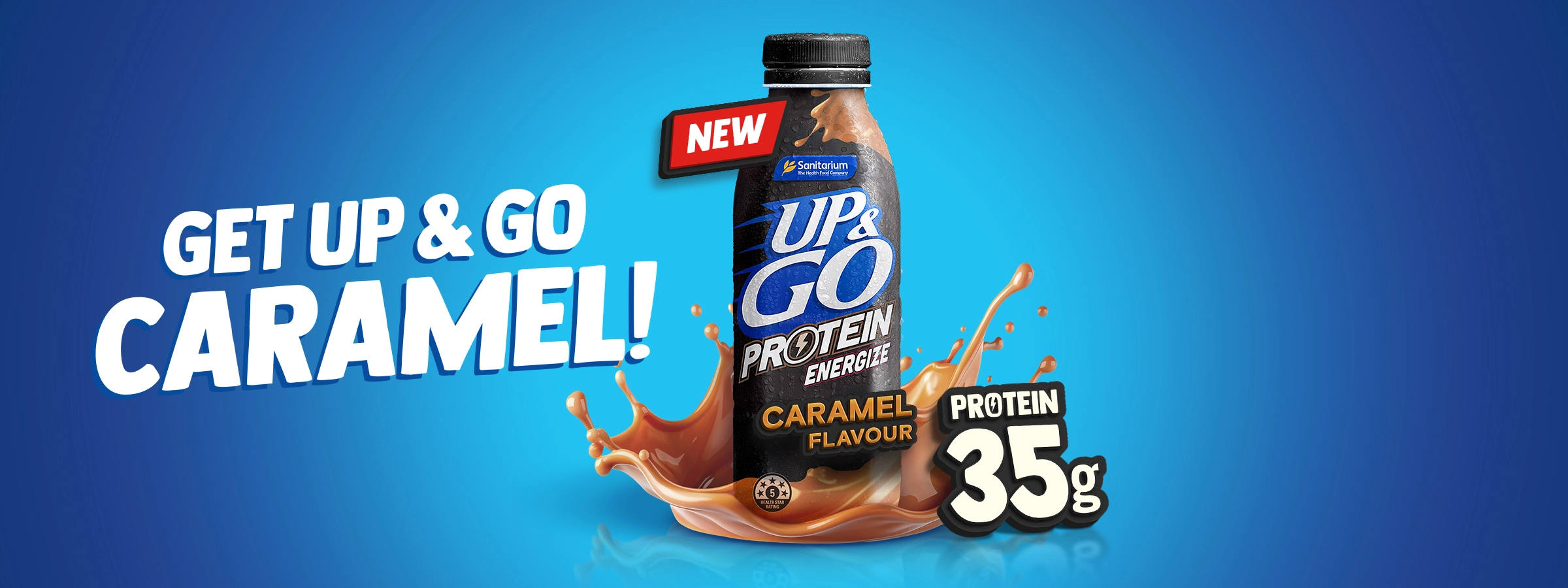 UP&GO Iced Coffee Launch Banner