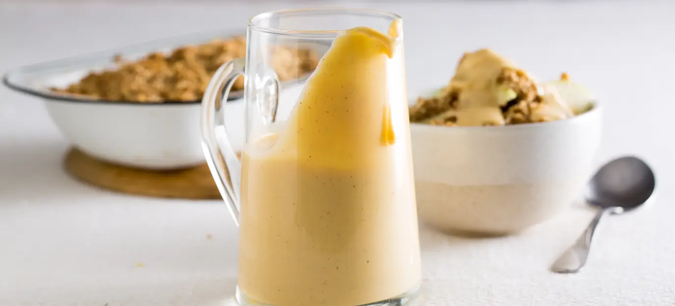 Soy milk custard