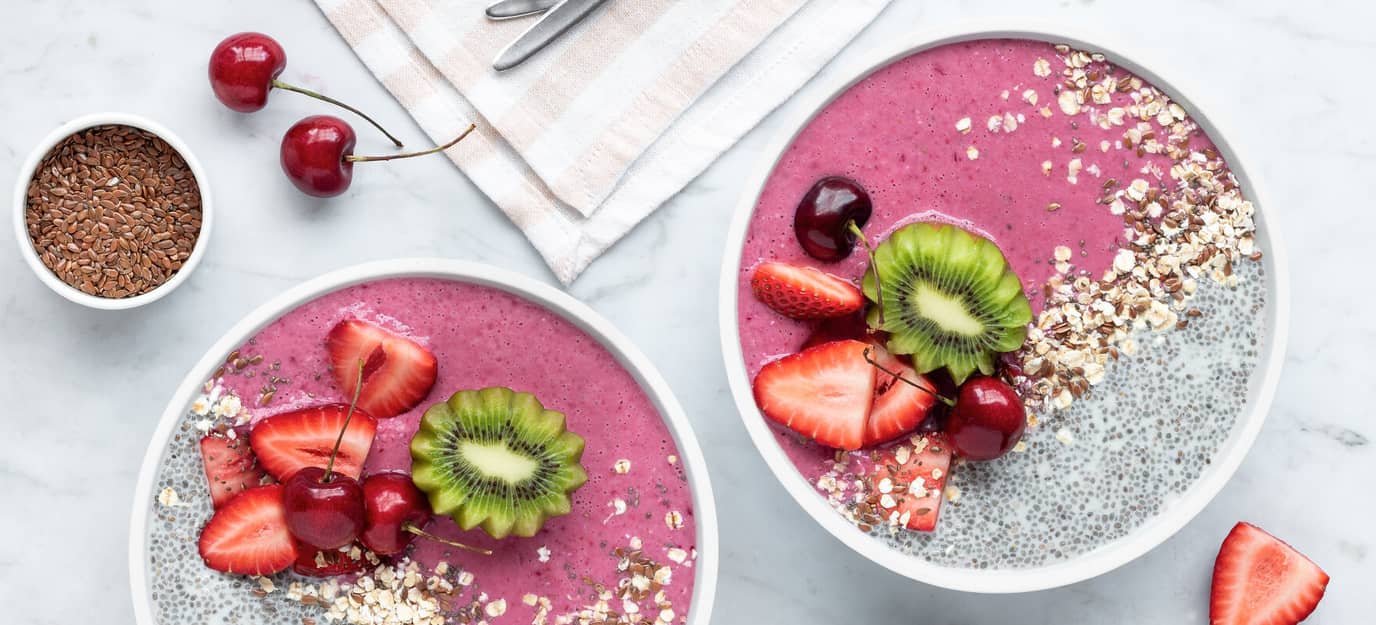 So Good berry fresh protein smoothie bowl