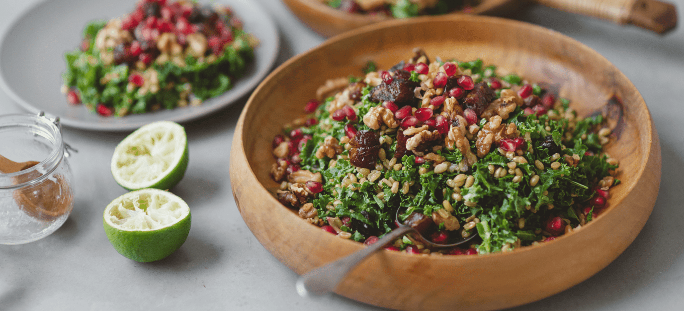 Middle Eastern farro salad
