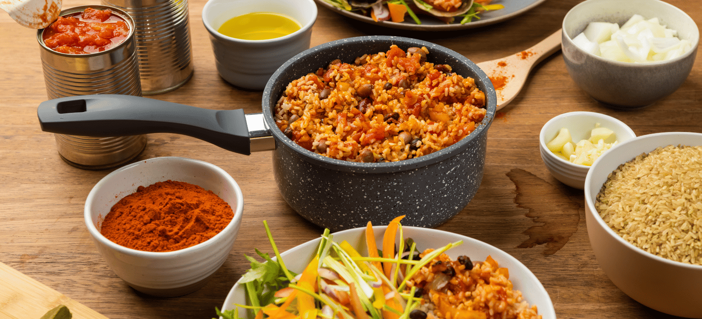 One pot beans and rice