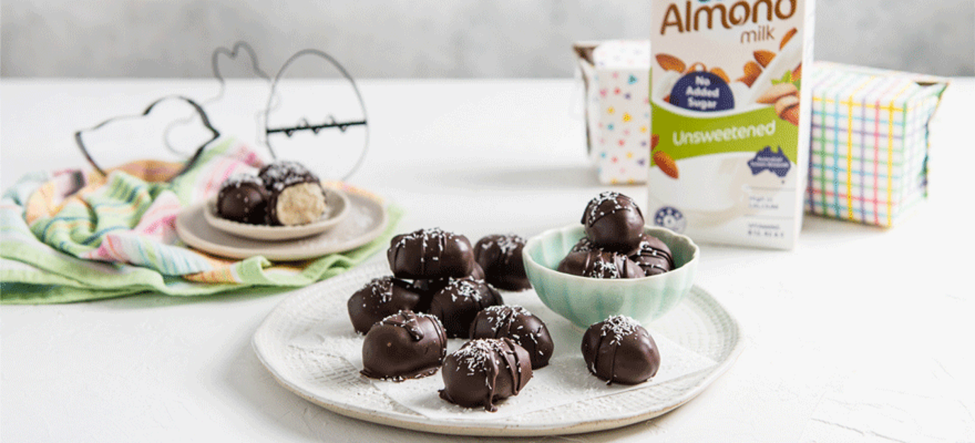 Chocolate coconut eggs Chocolate coconut eggs