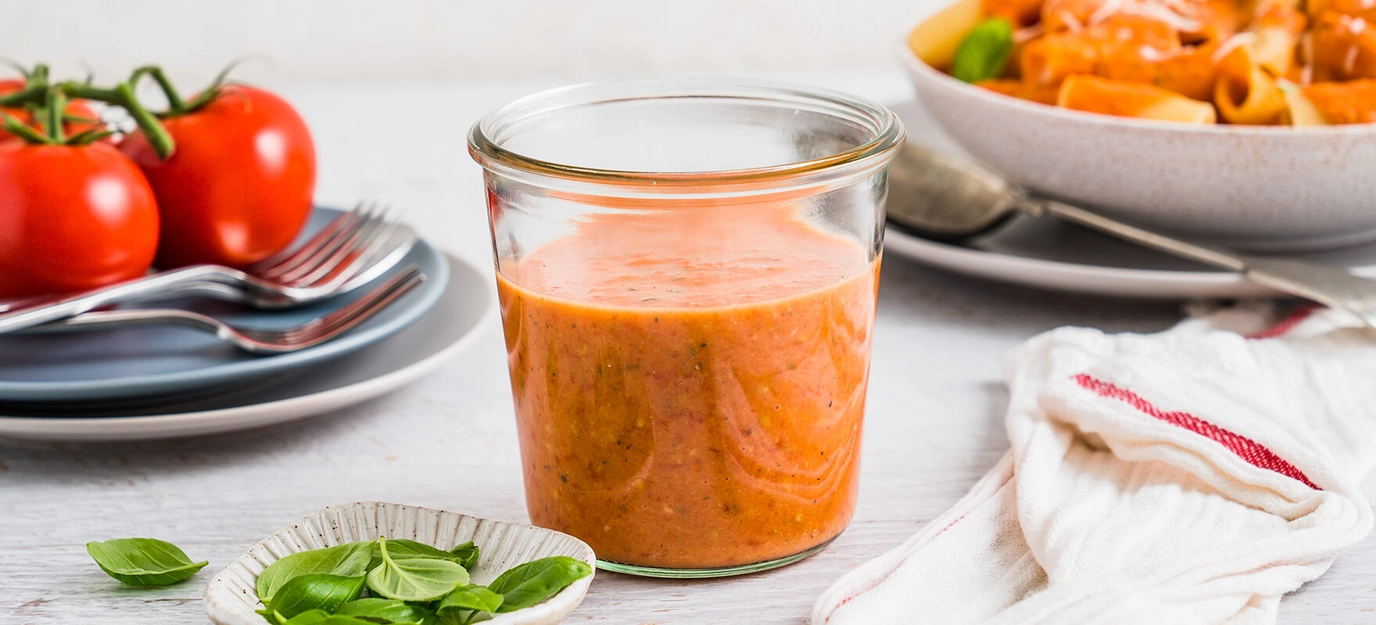 Creamy roasted tomato sauce