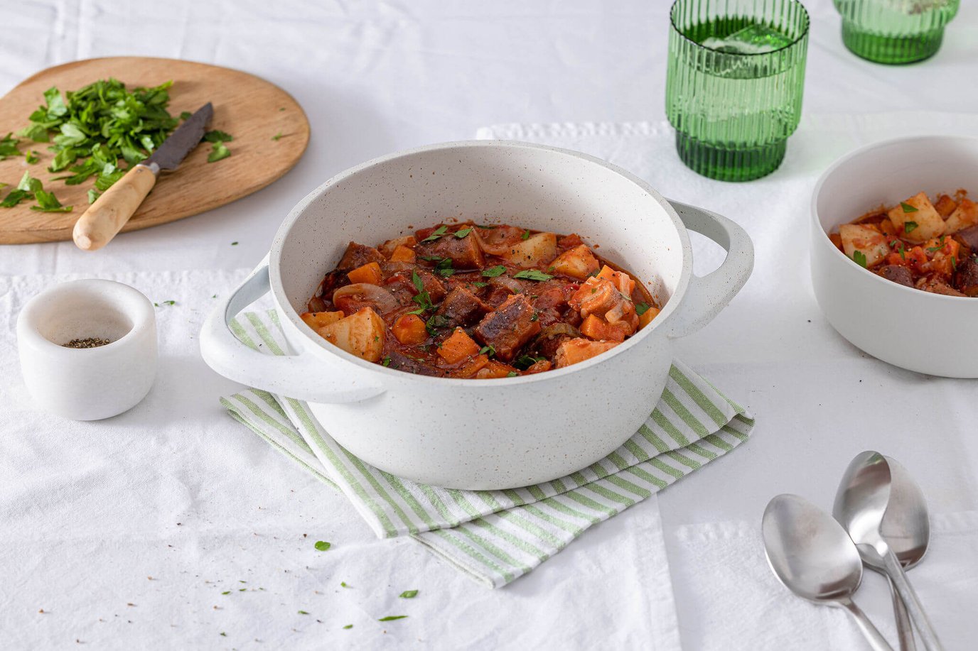 Simple Vegie Sausage Casserole 
