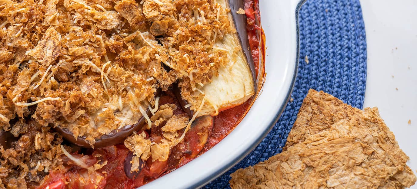 Mediterranean vegetable bake
