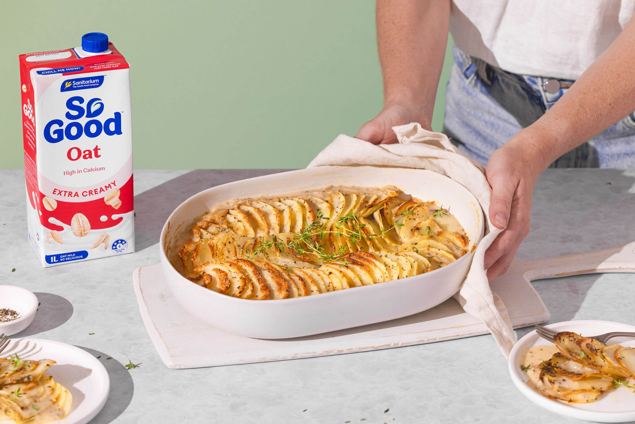 Creamy Vegan Potato Gratin - So Good