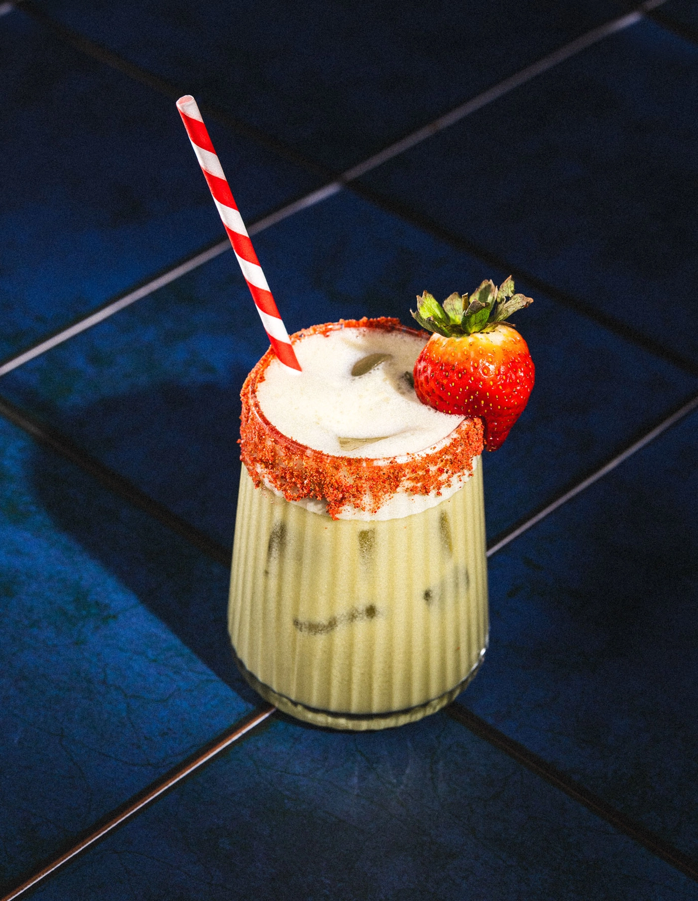 Strawberry Lime Iced Matcha