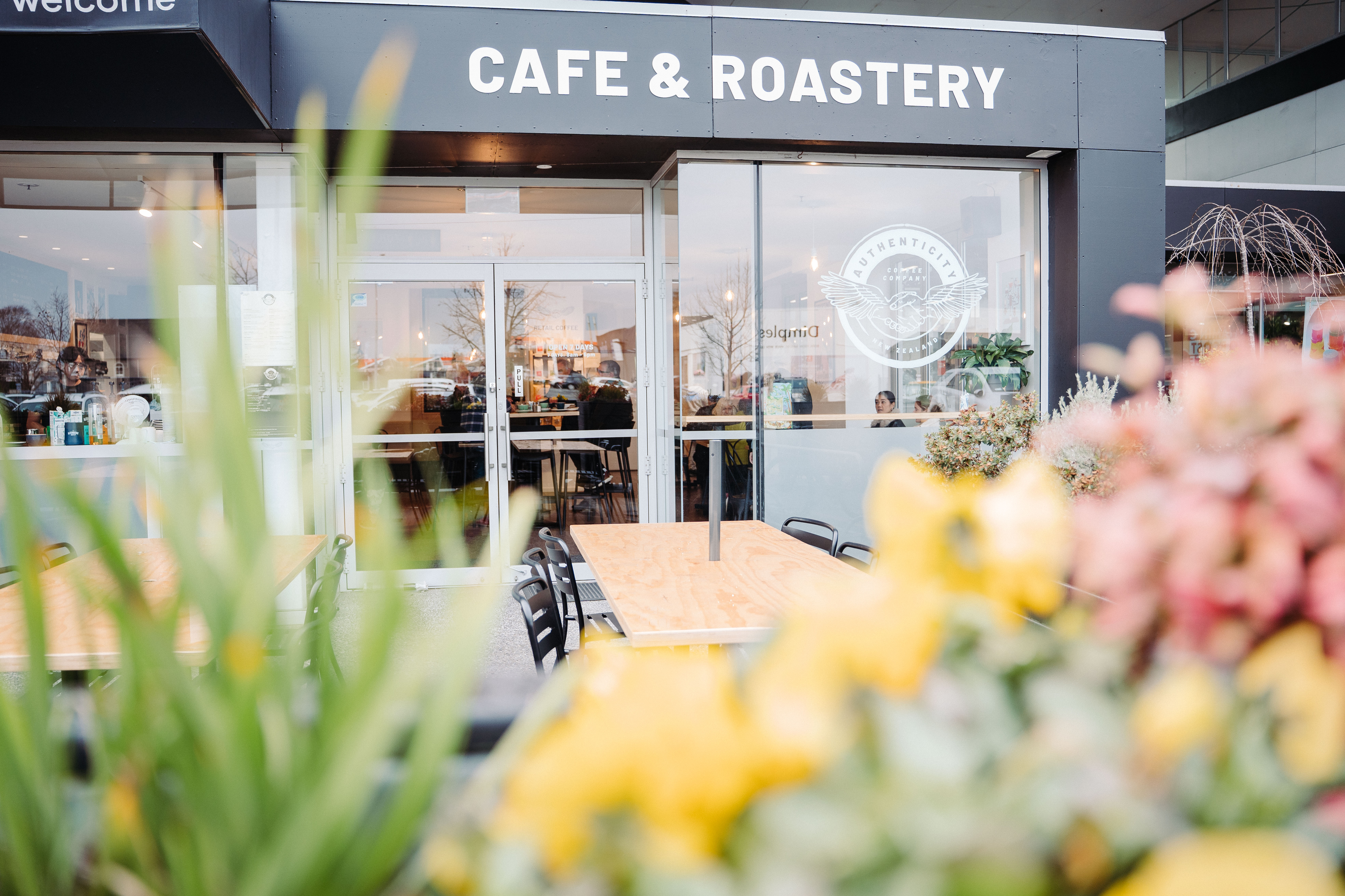 JPEG photo asset titled “Authenticity Cafe Christchurch” (ADC), likely a café/restaurant scene or detail shot used for marketing or editorial content.