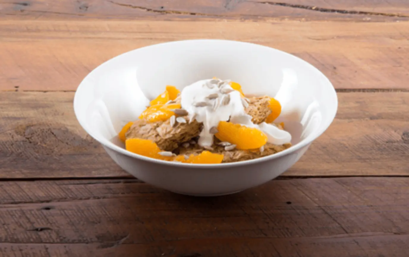 Easy peach Weet-Bix™ combo