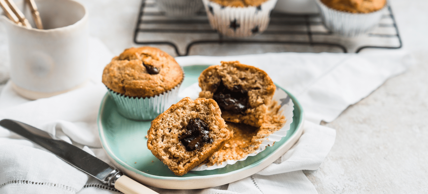 Banana chocolate muffins