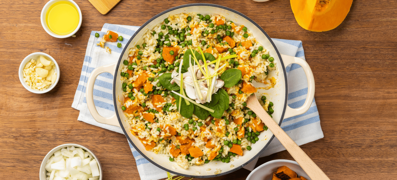 Oven baked risotto