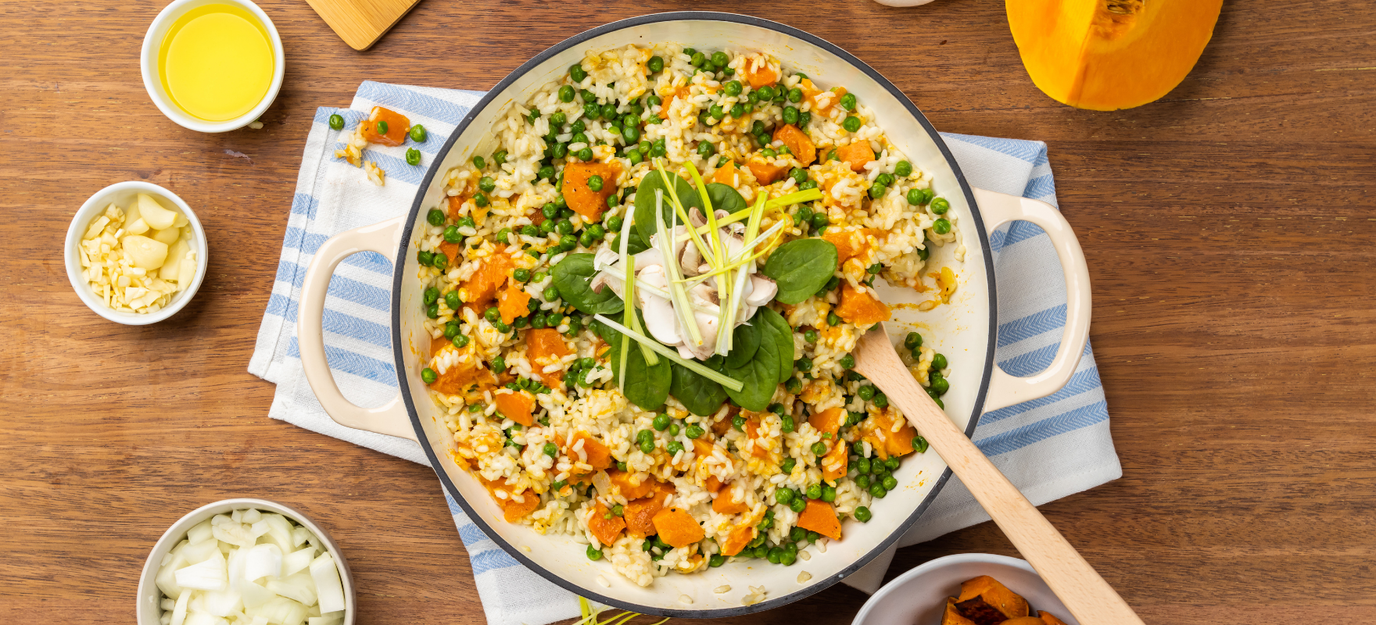 Oven baked risotto