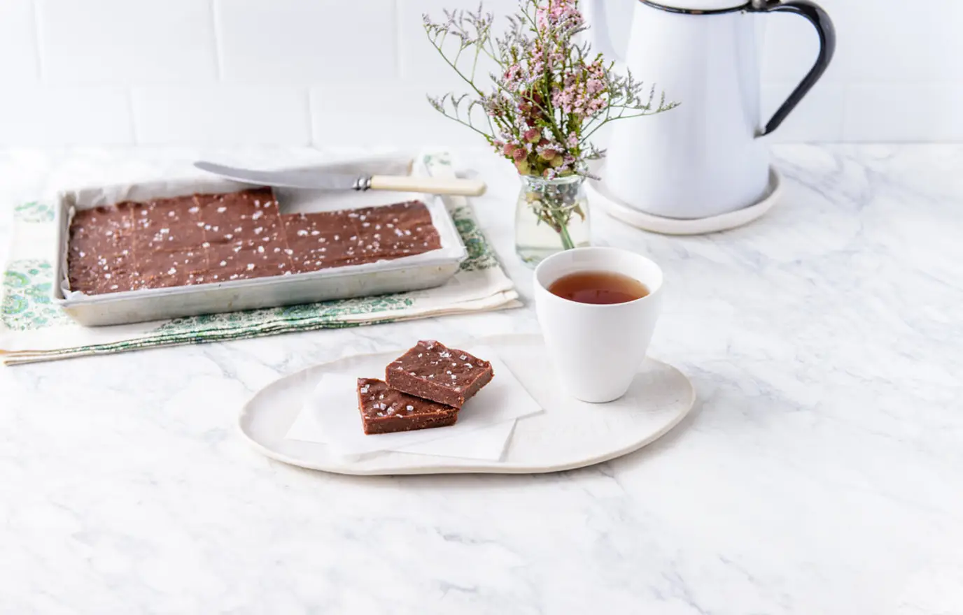 Raw salted choc fudge