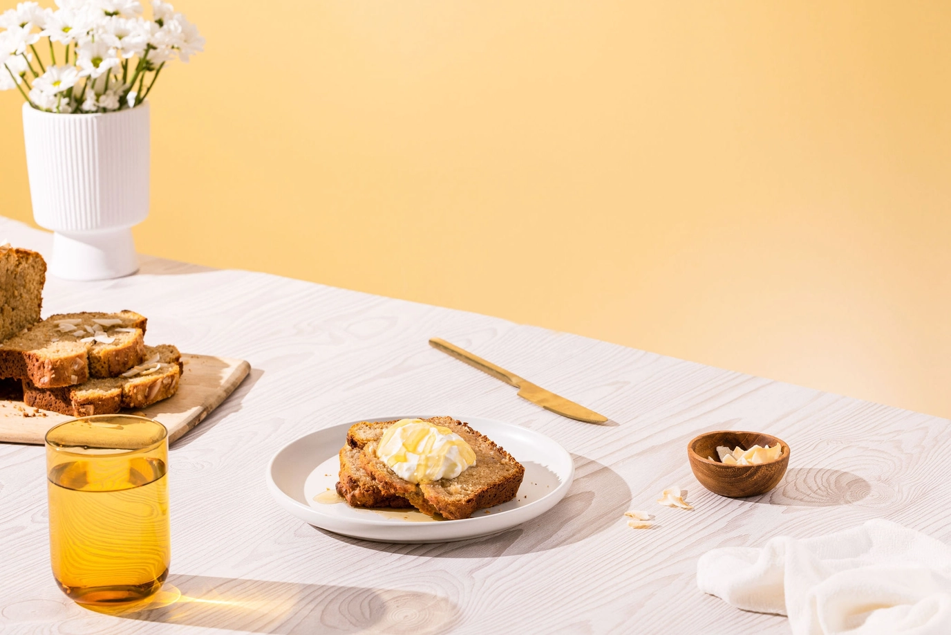 Cinnamon coconut bread