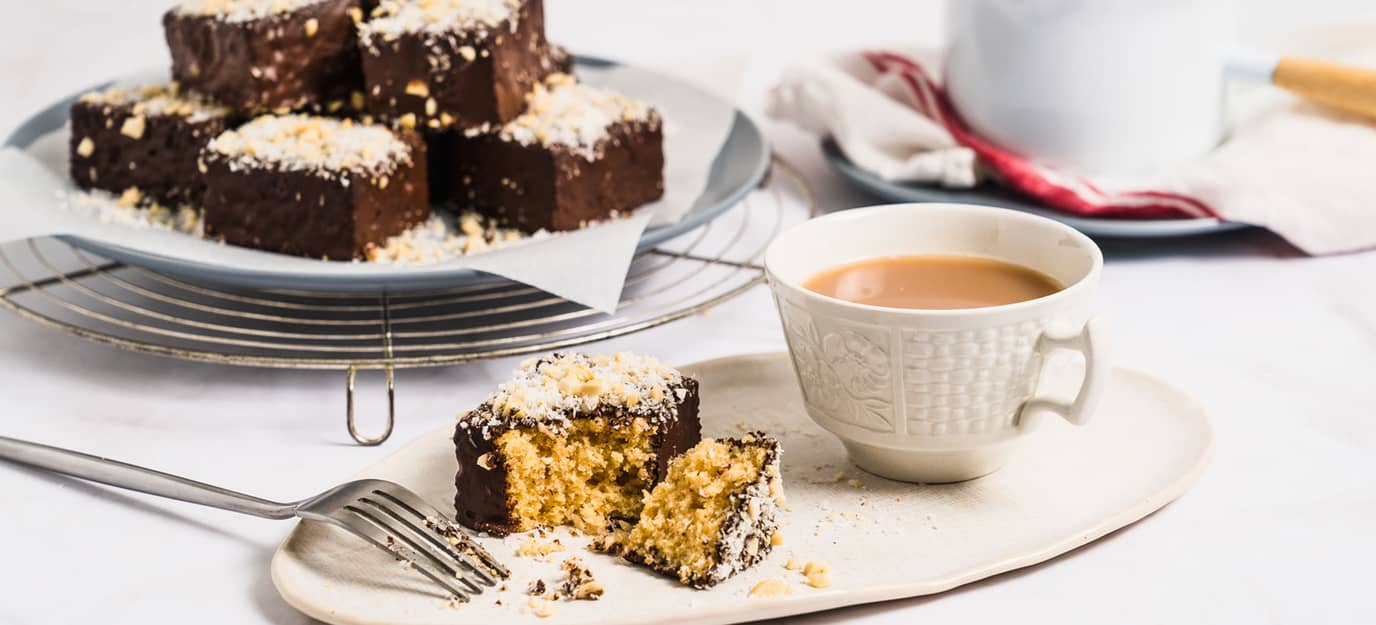 Peanut Butter Lamingtons