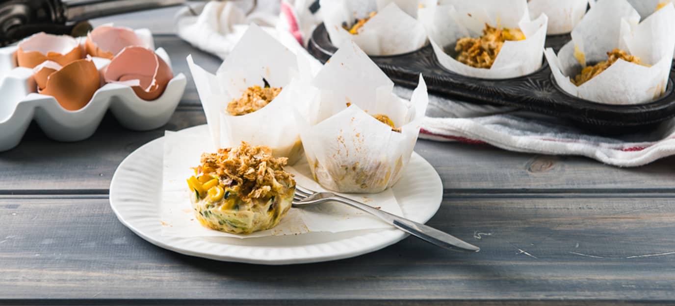 Gluten free zucchini and corn frittata