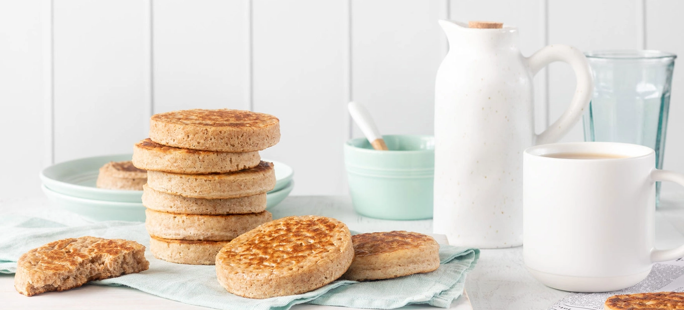 Wholemeal crumpets Wholemeal crumpets