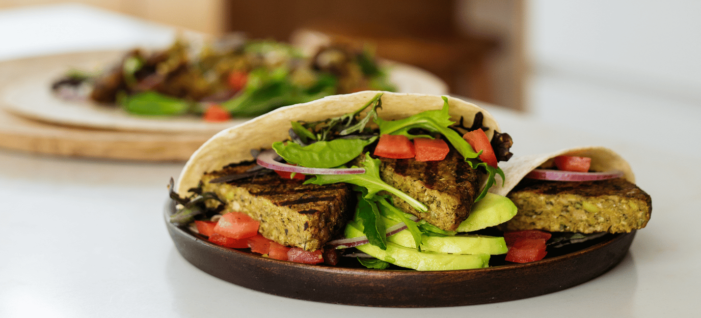 Hemp burger wrap