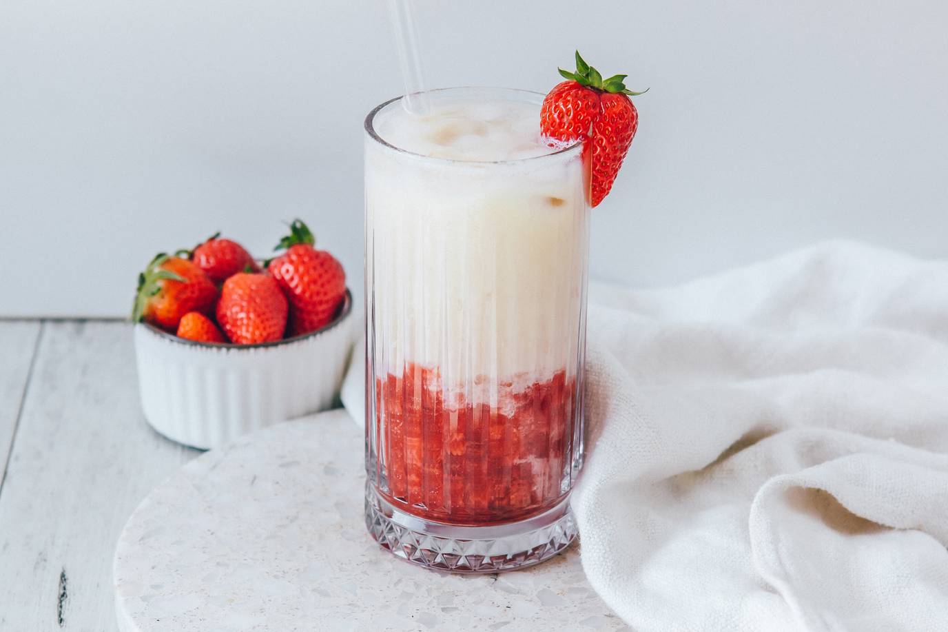 Korean Strawberry Milk
