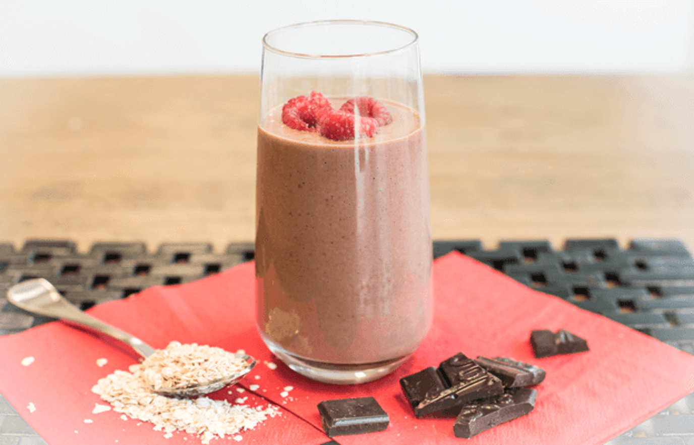 Raspberry velvet smoothie