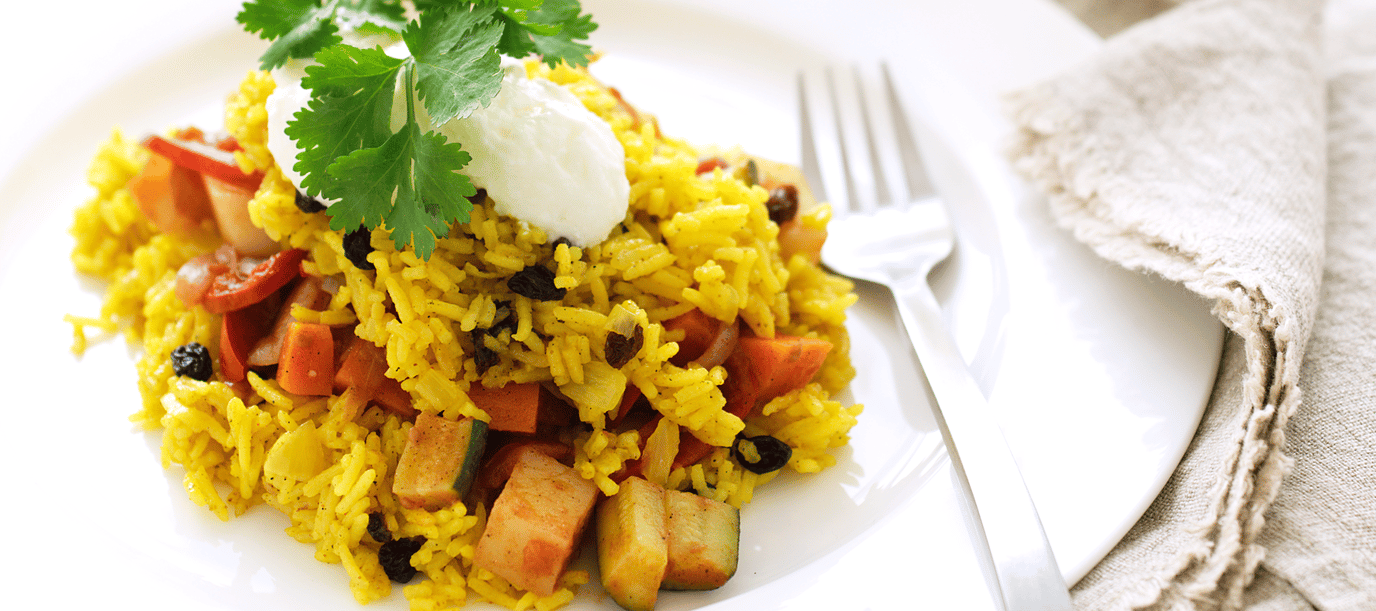Spicy vegetable biryani