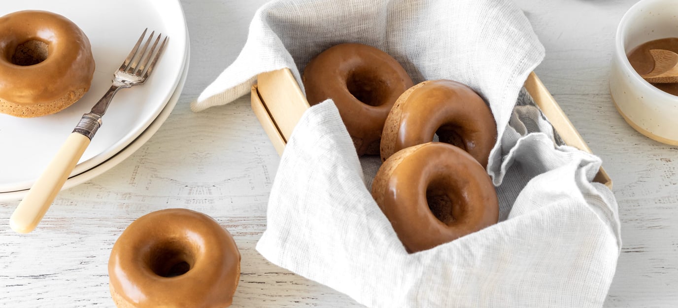 Sweet and salty marmite doughnuts