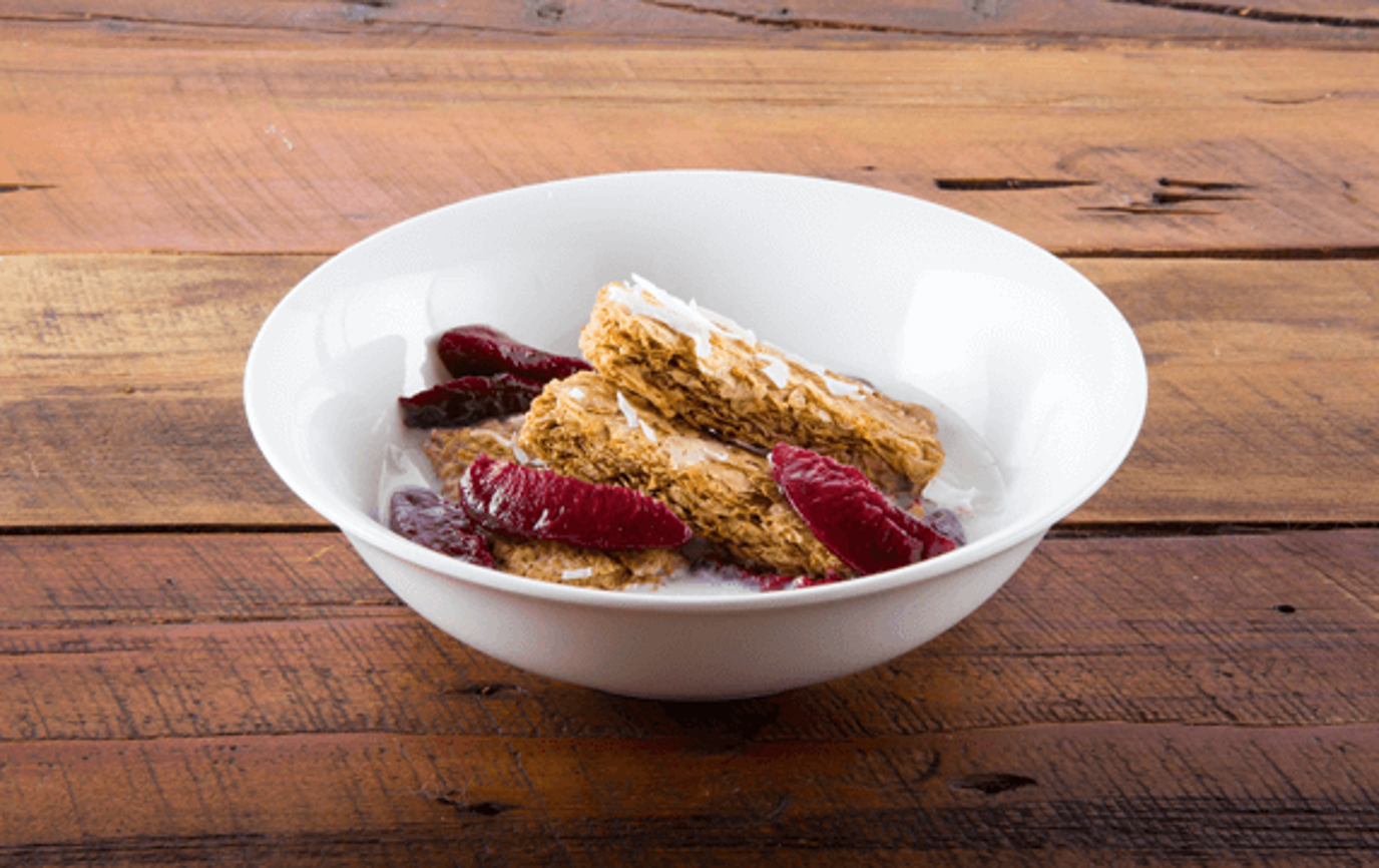 Weet-Bix™ with plum and coconut Weet-Bix™ with plum and coconut