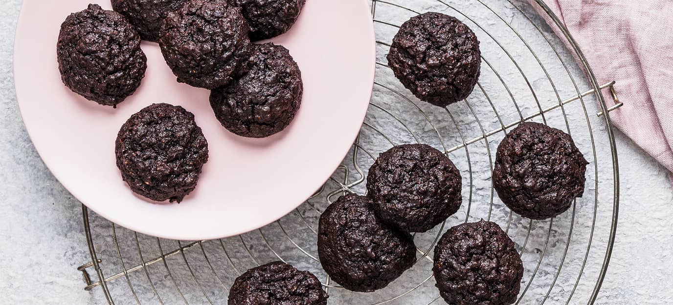 Choc-almond brookies