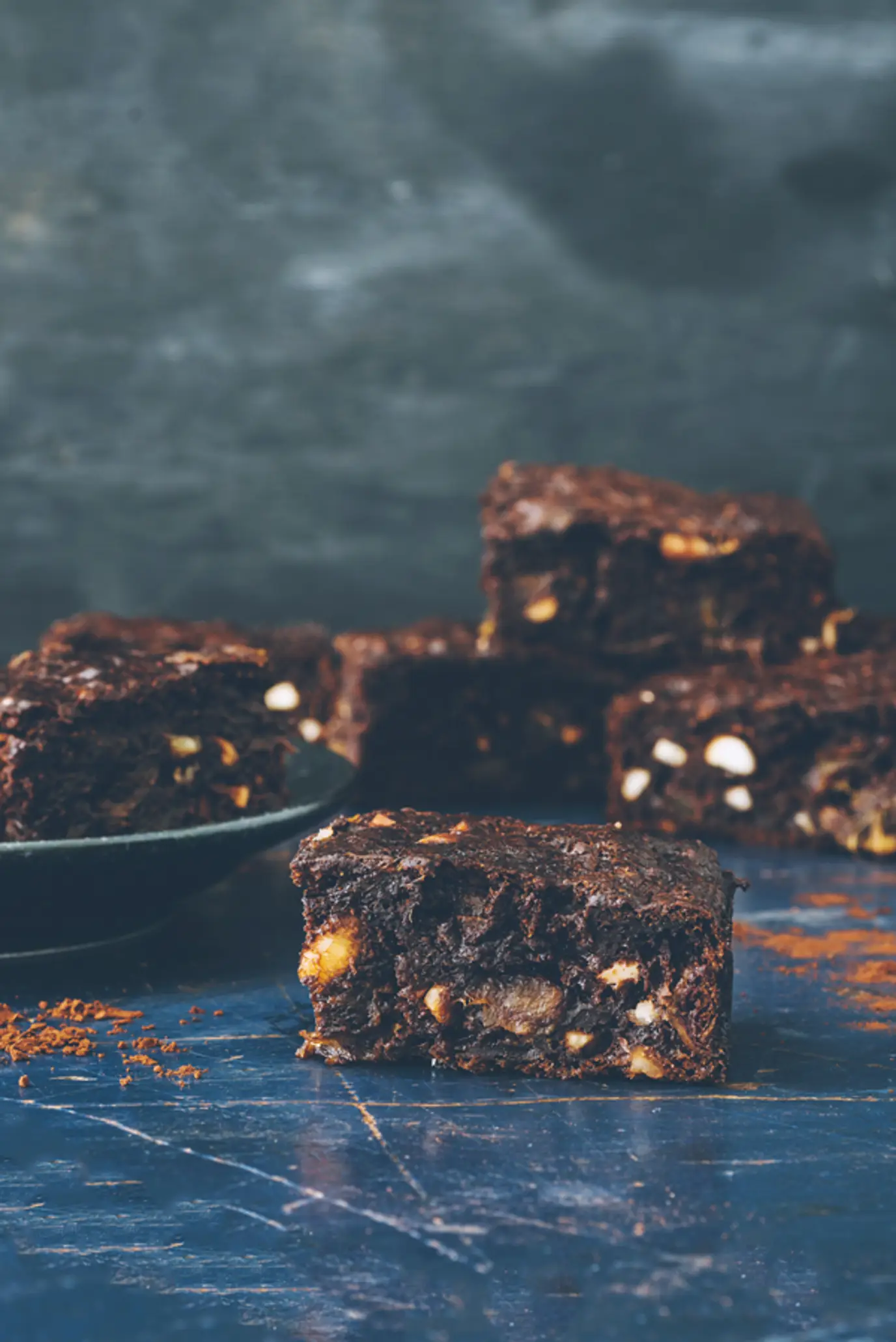Chocolate date slice