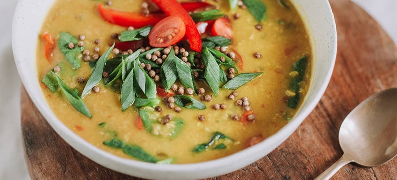 Coconut and lemongrass curry bowl