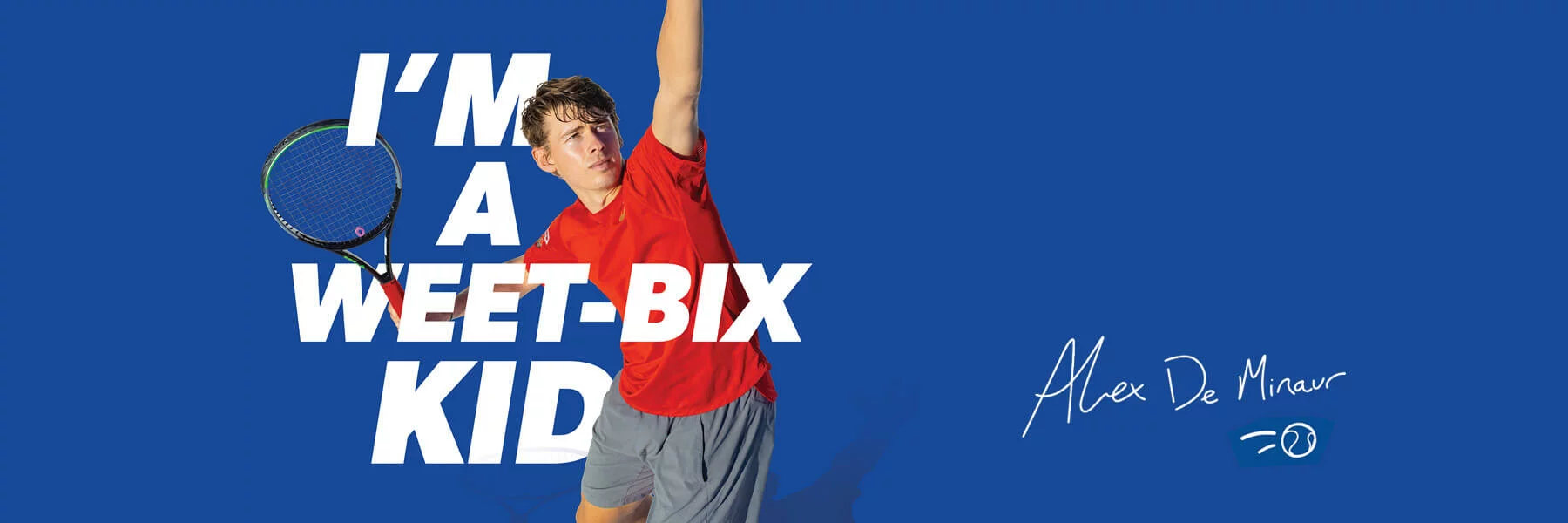 Alex de Minaur - He's a Weet-Bix Kid