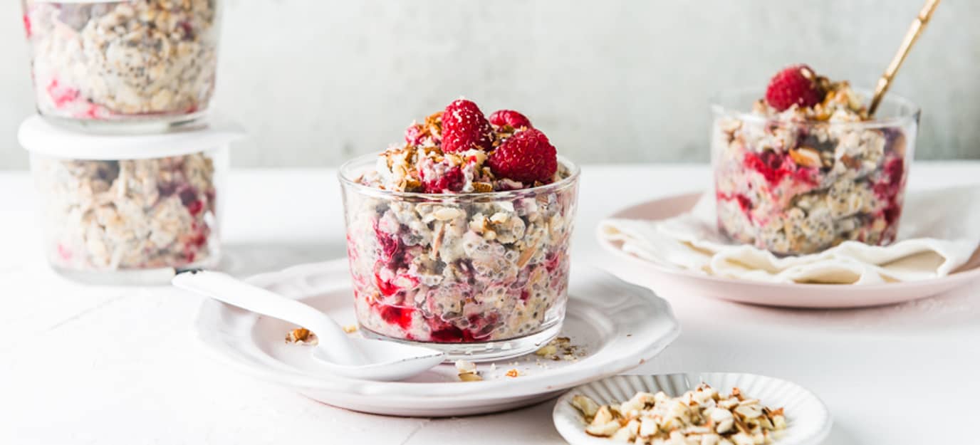 Raspberry Weet-Bix™ Bircher Pots