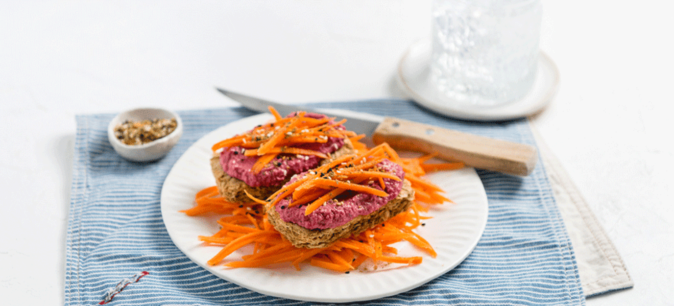 Beetroot Hummus & Carrot Spread