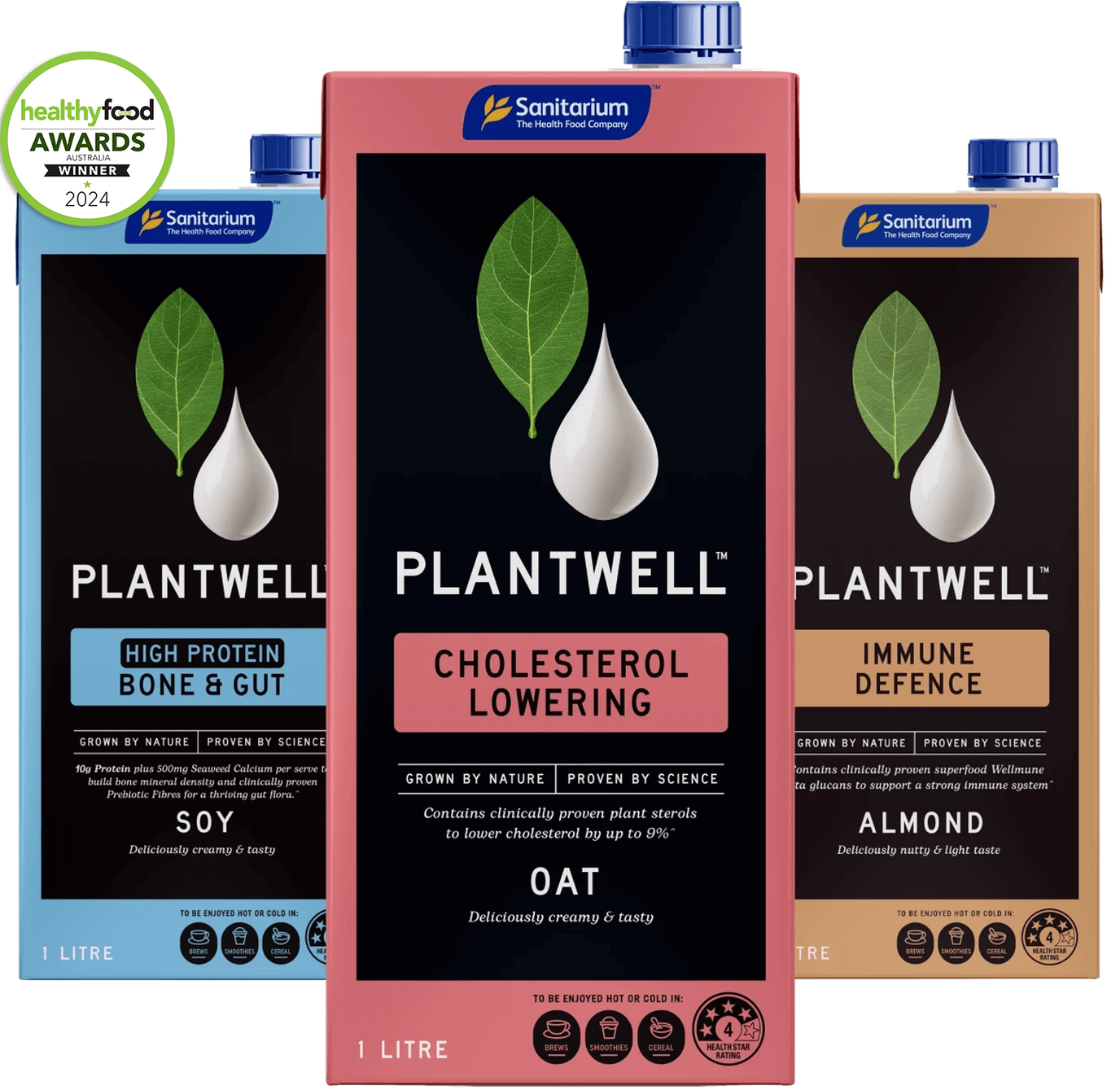 Plantwell - Oat, Soy, and Almond plant milks